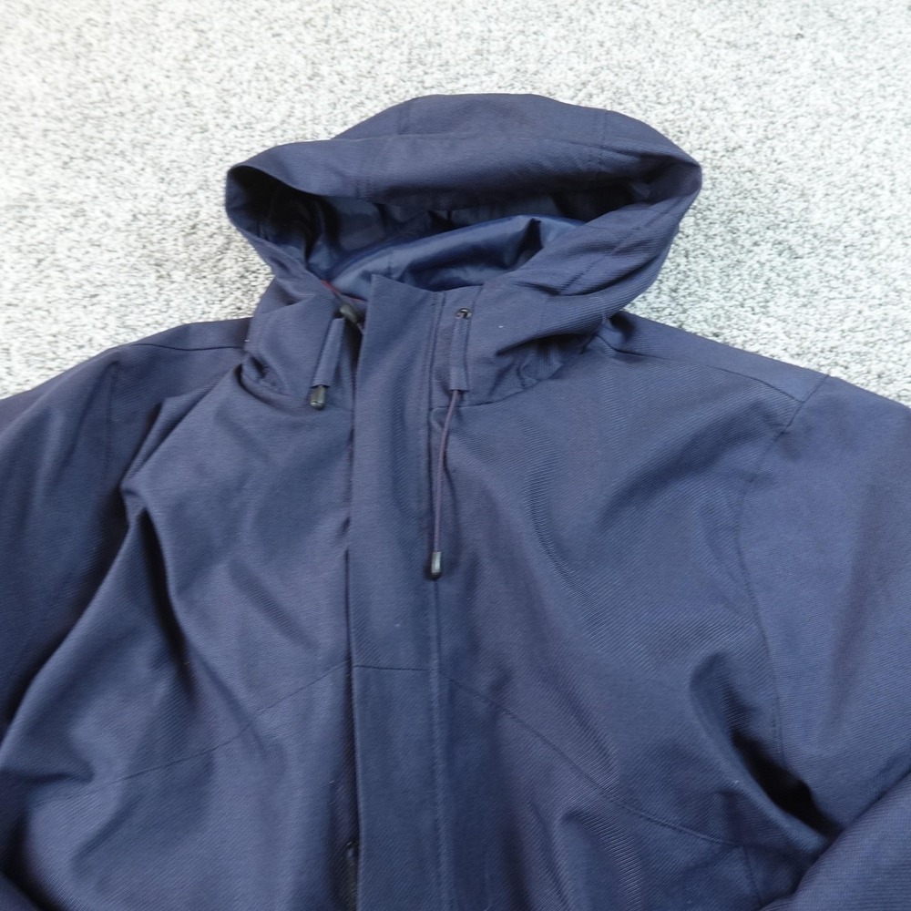 Champion Jacket Mens L Blue 3 In 1 Systems Hooded Insulated Parka Coat Outdoor
